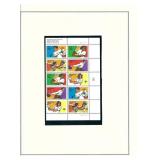 1995 US stamp collector sheet featuring...