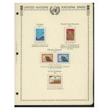 United Nations New York Stamps 1971