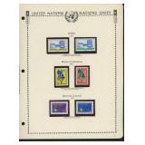 United Nations New York Stamps 1977