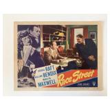 Race Street original 1948 vintage lobby card