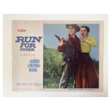 Run for Cover original 1955 vintage lobby card