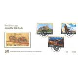 World Heritage Along the Silk Road Stamps First...