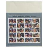 2012 Great Film Directors stamp set of 20