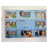 Sports Greats Guyana  Stamp Set