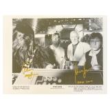 Star Wars Peter Mayhew and Harrison Ford...