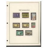 1962 United States Commemorative Stamp Set