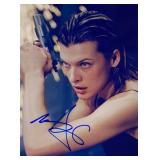Milla Jovovich facsimile signed movie photo