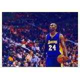 LA Lakers Kobe Bryant facsimile signed photo