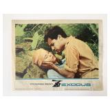 Exodus original 1961 vintage lobby card