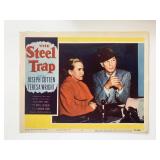 The Steel Trap original 1952 vintage lobby card