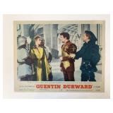 Quentin Durward original 1955 vintage lobby card
