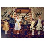 The Sound of Music cast facsimile signed movie...