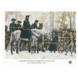 Washington Reviewing His Ragged Army At Valley...