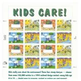 Kids Care Earth Day Stamps