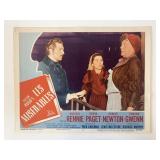 Les Mis©rables original 1952 vintage lobby card