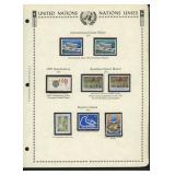 United Nations New York Stamps 1974