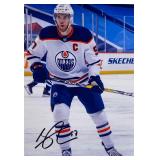 Edmonton Oilers Connor McDavid facsimile signed...