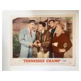 Tennessee Champ 1954 vintage lobby card