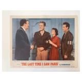 The Last Time I Saw Paris original 1954 vintage...
