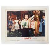 Lady L original 1966 vintage lobby card