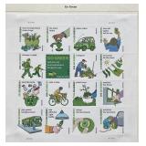 2011 Go Green stamp set of 16