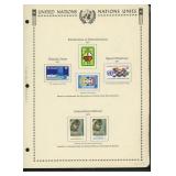United Nations New York Stamps 1971