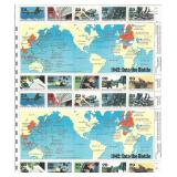 1942 Into The Battle Stamps