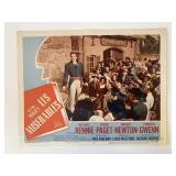 Les Mis©rables original 1952 vintage lobby card