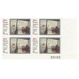 John Sloan Plate Block