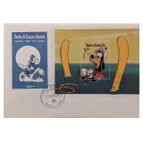 Turks & Caicos 1979 Goofy Disney Souvenir First...