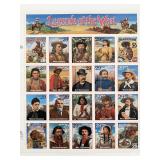 1994 29c Legends of the West, Sheet of 20...