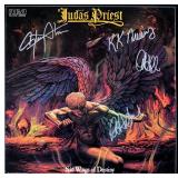 Judas Priest signed Sad Wings Of Destiny album