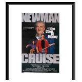 The Color of Money cast signed movie poster