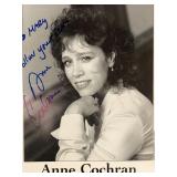 Grammy Award Winning Singer Anne Cochran signed...