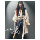 Pirates of the Caribbean Johnny Depp signed photo