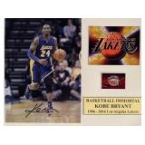 Kobe Bryant signed photo