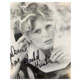 Supermodel Rachel Hunter signed photo