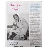 NFL Don Holmes signed magazine article