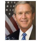 43rd US President George W. Bush signed photo