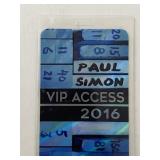 Paul Simon Backstage Pass