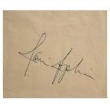 Janis Joplin signature slip