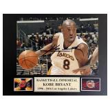 Kobe Bryant signed photo