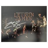 LeBron James signed photo