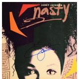 Janet Jackson signed "Nasty" 12 inch single album