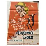 Anything Goes 1956 vintage movie poster