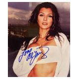 Model Ali Landry signed photo