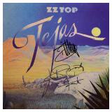 ZZ Top signed Tejas album