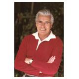 Dynasty John Forsythe signed postcard