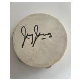 Jimmy Jones signed tambourine