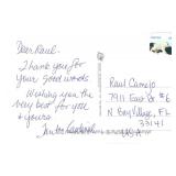 Dances With Wolves Tantoo Cardinal signed postcard